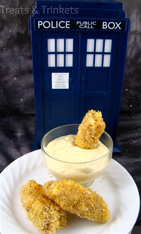 Dr. Who Food! Fish Fingers With Custard .